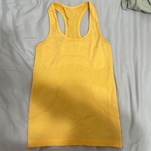 Orange Swiftly Tech Racerback Lululemon Tank